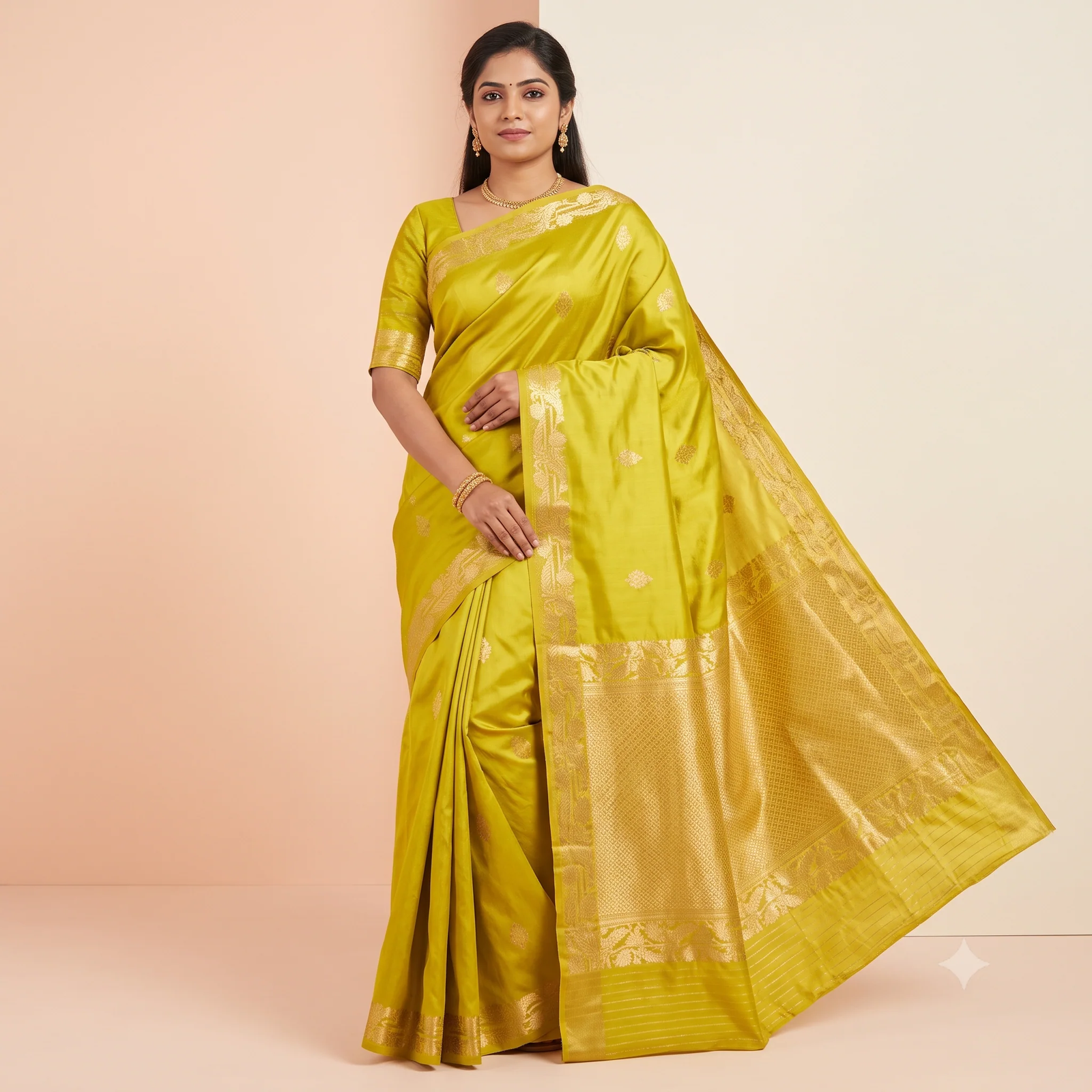 Pink Designer Silk Saree