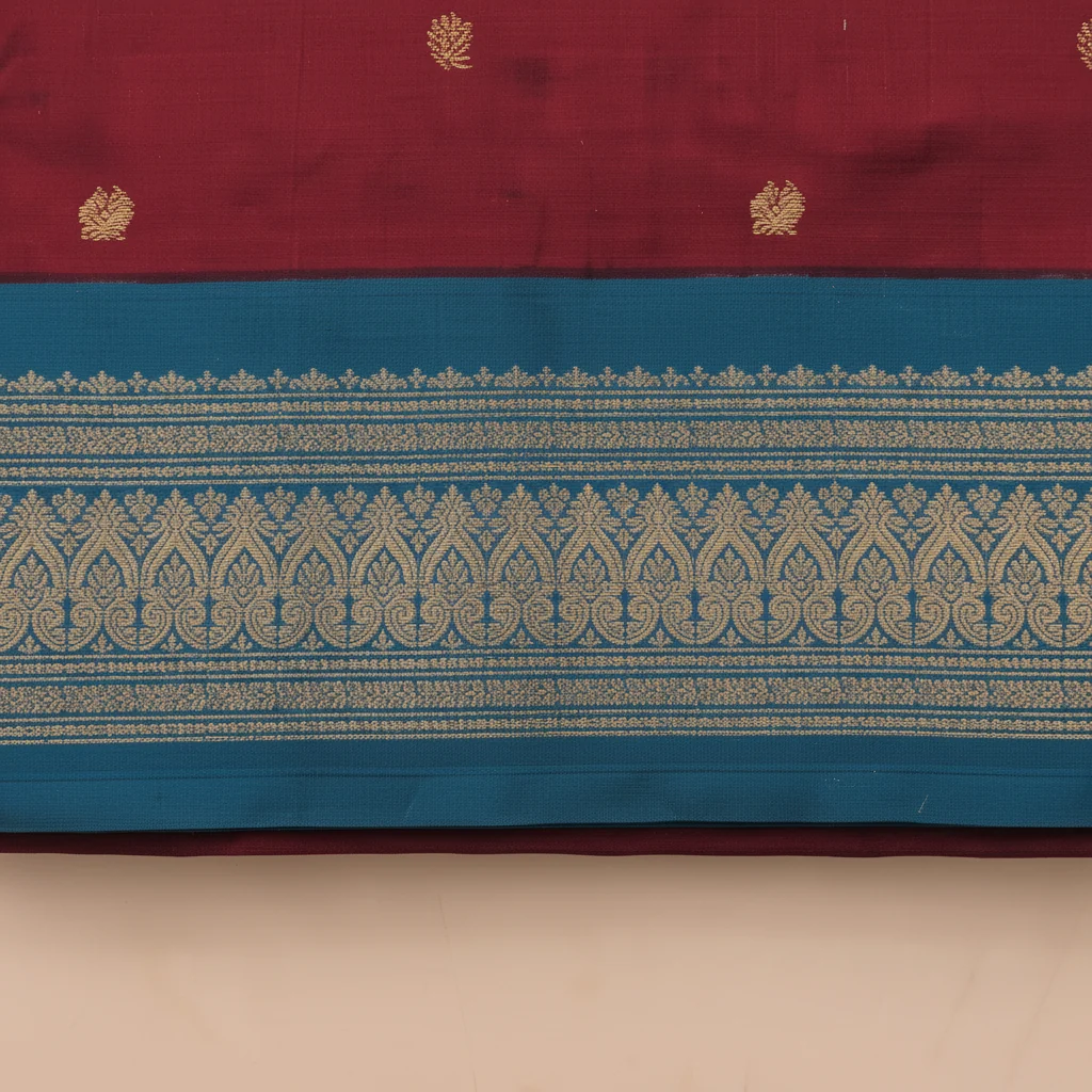 Magenta Kanjivaram Silk Saree (Bridal Combo Set)