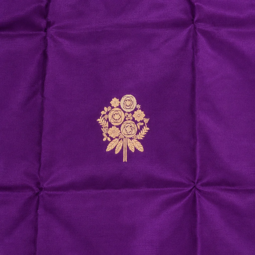 Mustard Bridal Silk Saree