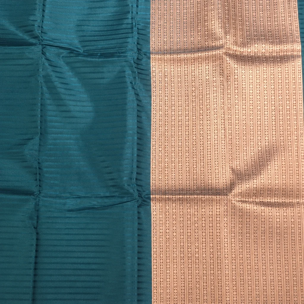 Mustard Bridal Silk Saree - Texture Showcase